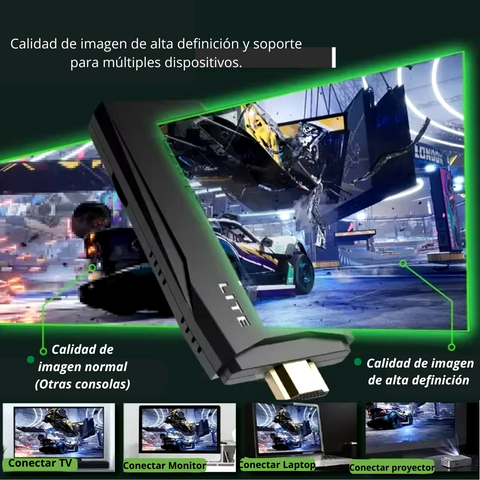 Image of Consola de video juego con doble mando inalámbrico